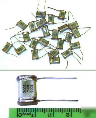 1500PF 1000V silver mica capacitors. 40 pcs.