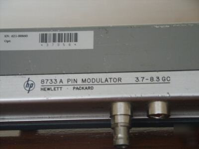 Hp/agilent 8733A pin modulator,3.7 to 8.3 ghz.