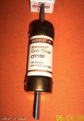 New gould shawmut ot-150 amp fuse warranty OT150 nnb