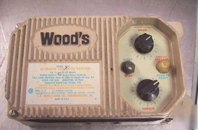 T.b. wood's dc speed control JO75 3/4 hp 115 volt