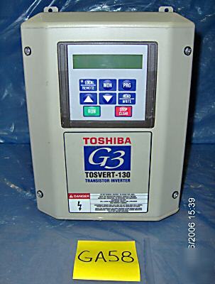 Toshiba inverter drive 1HP 460V G3 tosvert -130