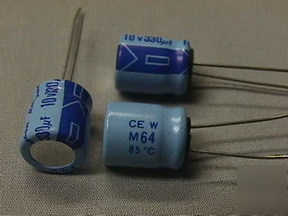 100 rubycon 330UF 10V 85C electrolytic capacitors