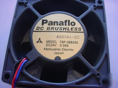 24 vdc .09 amp panaflo brushless fan (qty 7 ea)