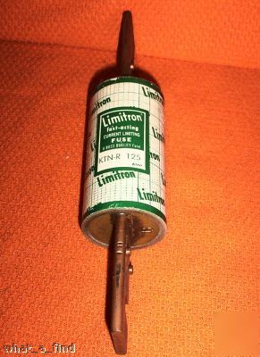 Buss limitron ktn-r-125 125 amp fuse warranty used