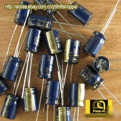 New 240PCS 470UF 16V rubycon mbz pc capacitors 