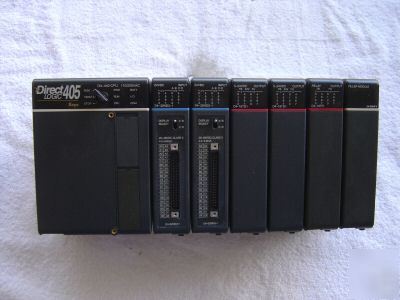 Direct logic 405 6 slot plc system D4-440