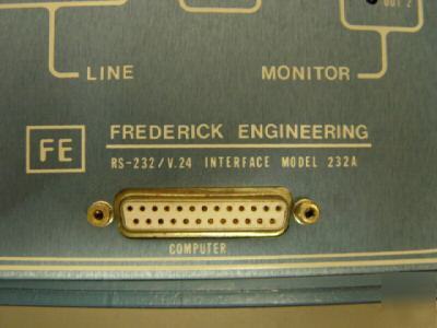 Frederick engineering feline rs-232 / v.24 model 232A