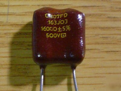 New 10PCS 500V 16000PF dipped silver mica capacitors 