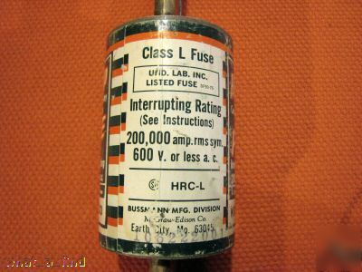 New buss krp-c-1000 fuse KRPC1000 class l amp 600 v nos