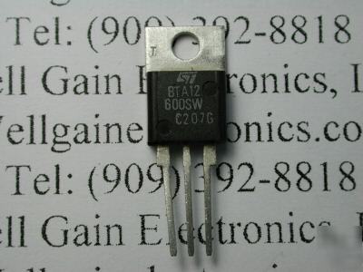 St BTA12-600 sw triac to-220AB 12A 600V nos