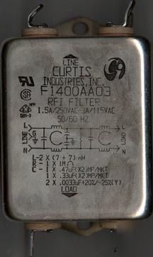 Curtis industries rki filter F1400AA03