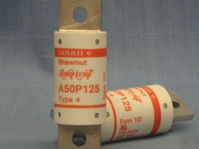 Gould 125A high speed semiconductor fuse A50P125-4