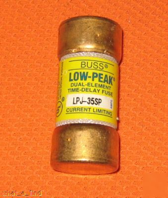 New buss lpj-35SP LPJ35SP fuse 35 amp low peak ajt nnb