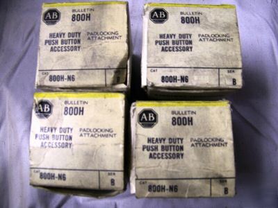 New lot allen bradley 800H-N6 padlocking attachment 