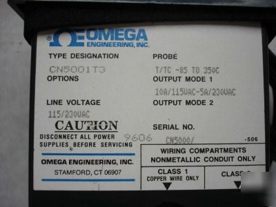 Omega CN5001-T3 digital temperature controller