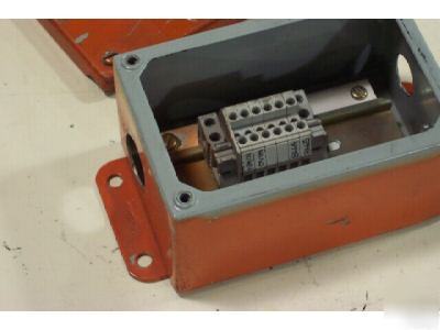 Hoffman electric enclosure box 4X6X3 a-604SC 6 contact