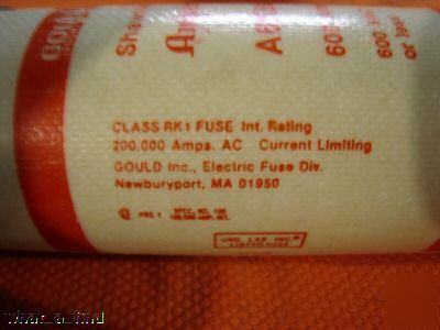 New gould shawmut A6K600R fuse A6K-600-r amp trap RK1