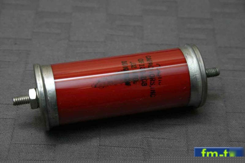 Tubular glass body 0.02UF 10KV high voltage capacitor