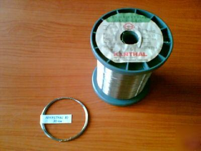 30 ga, 30 ft, nichrome resistance wire, nikrothal 80