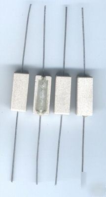 5 watt power resistors 2500 ohm lot of 4 made in usa