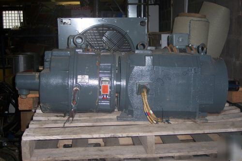 50 hp heavy duty electric motor w/ magnetic brake