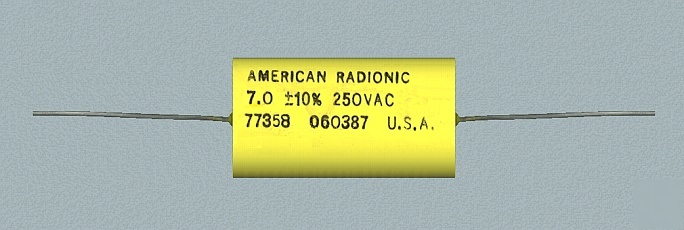 Lot (38) 1.0 ufd 250 vac bipolar mylar film capacitors 