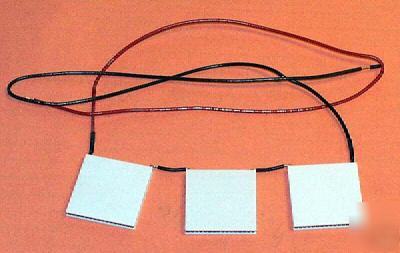 Peltier junctions thermoelectric coolers; set of three