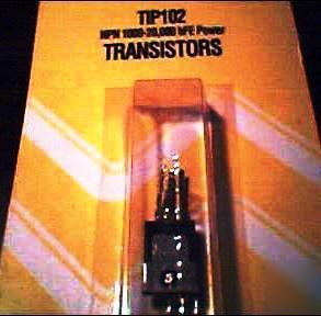 Transistor, power; npn; 100VCE; 100VCB; 5VEB; 8A icc; 1