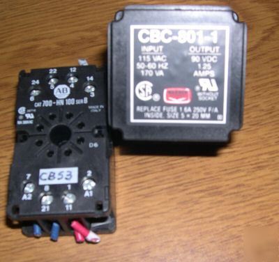 Warner power supply w/ ab 9 pin relay base