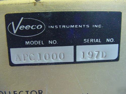 Veeco automatic pressure controller apc 1000