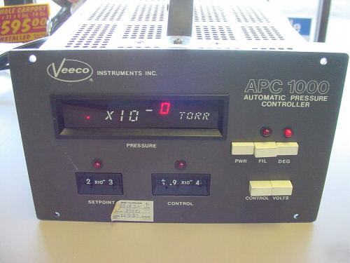 Veeco automatic pressure controller apc 1000