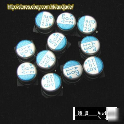 248X 10UF25V smd ncc conductive polymer solid capacitor