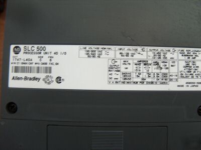 Allen bradley 1747-L40B plc cpu unit