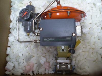 Fisher valve 2400S w/ actuator positioner regulator 