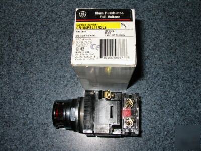 Ge illum pushbutton full voltage cat # CR104PBL11R3L2