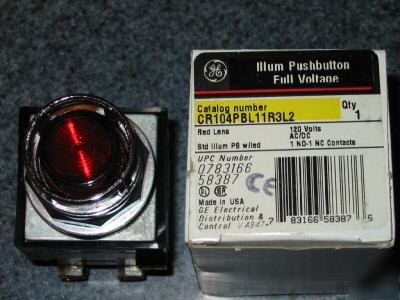 Ge illum pushbutton full voltage cat # CR104PBL11R3L2