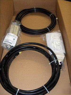 Lot of 2 industrial tyco d terminator terminal cables