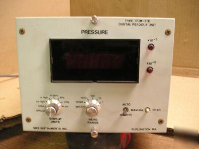 Mks industries pressure