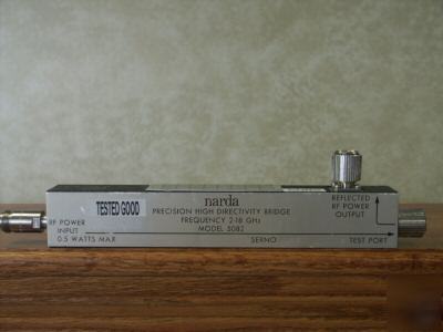 Narda 5082 coaxial precision high directivity bridge 