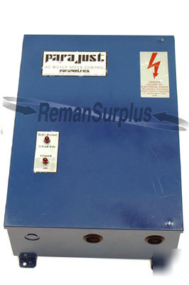 Parametrics 602100 parajust ac motor speed control