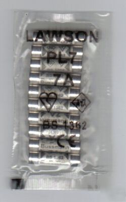 New 50 x 7AMP plug fuses 25MM BS1362 , many fuses