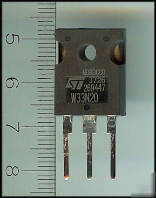 33N20 / STW33N20 / st micro power mosfet