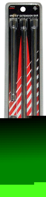 4 piece 1/4'' tool extension bar set