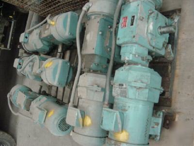 Fluid coupling gear motors with soft start & elec break