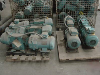 Fluid coupling gear motors with soft start & elec break