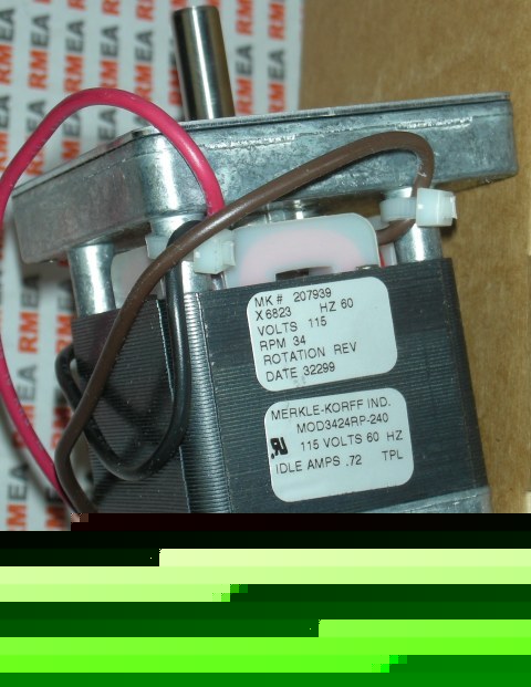Merkle-korff ac gear MOTOR115V 34RPM 207939 MOD3424RP