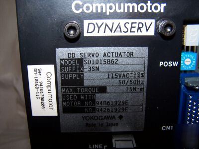 New parker compumotor dynaserv dd servo actuator ??