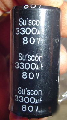 New suscon 80V 3300UF capacitor 4PCS