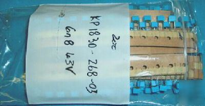 Film capacitor 6.8NF 63V rad PCM5 400PC lot