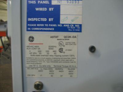 Ge astat reduced voltage starter